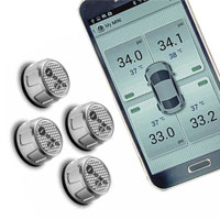 Imagen: Sistema de control de presión de neumáticos Fobo Bluetooth